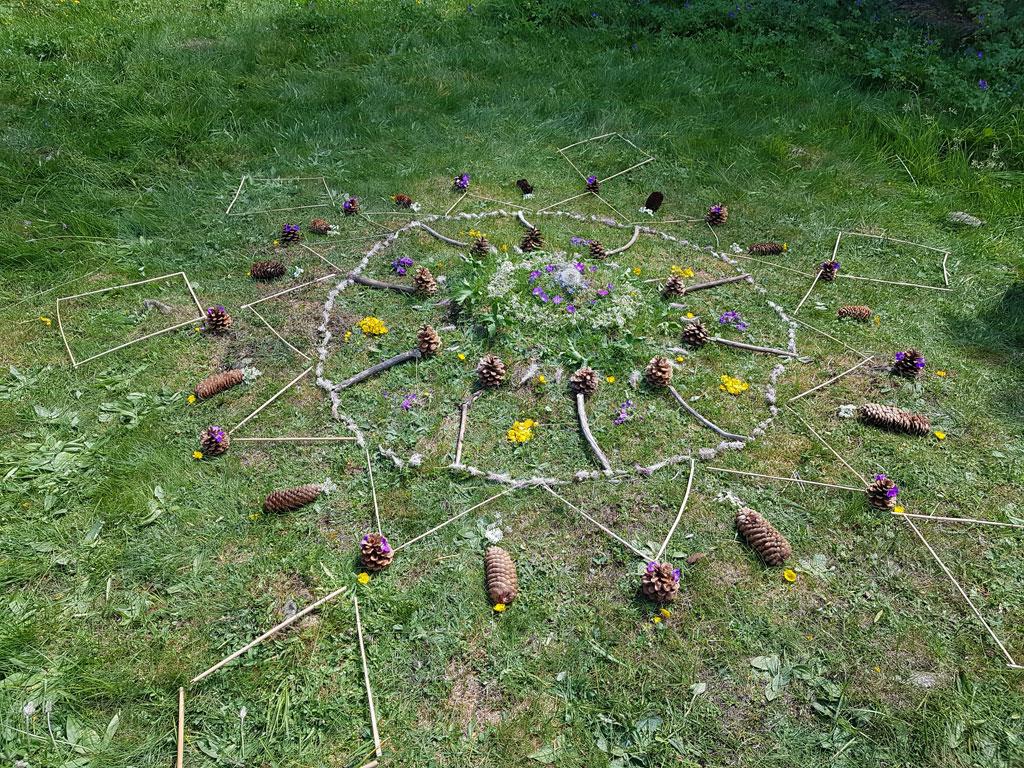 art et nature -Planète land art  ecole PSV maternelles - 2017/2018 - Parc national des Écrins