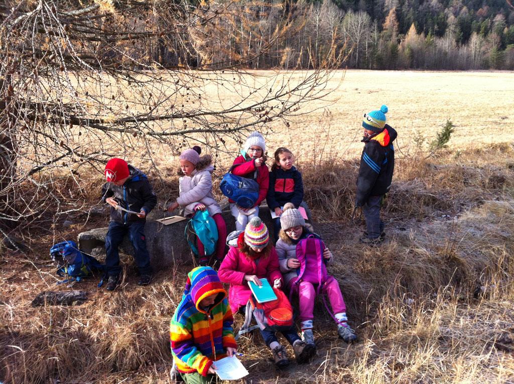 séance d'automne 2017 avec le Parc national des Ecrins - ecole Freissinières 