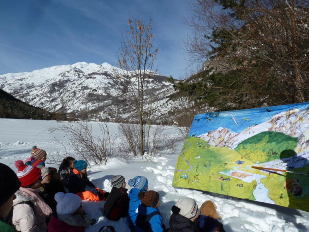 Projet flore - école de Freissinières - avec le Parc national des Écrins