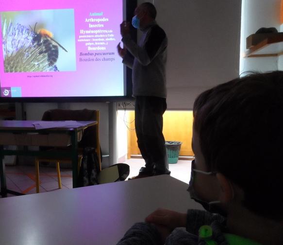 Intervention pédagogique à l'école du Freney-d'Oisans
