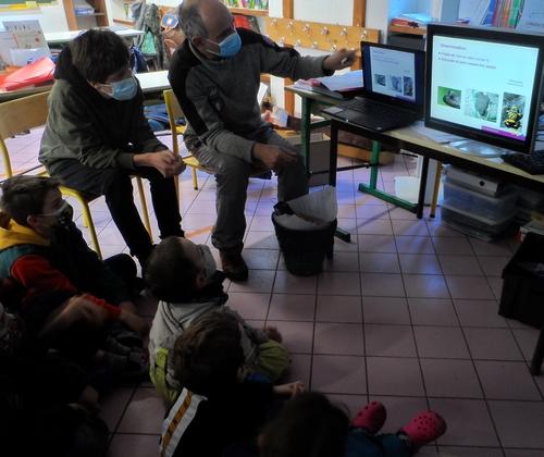 Intervention pédagogique à l'école du Freney-d'Oisans