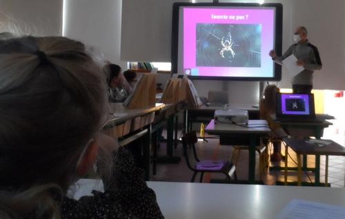Intervention pédagogique à l'école du Freney-d'Oisans