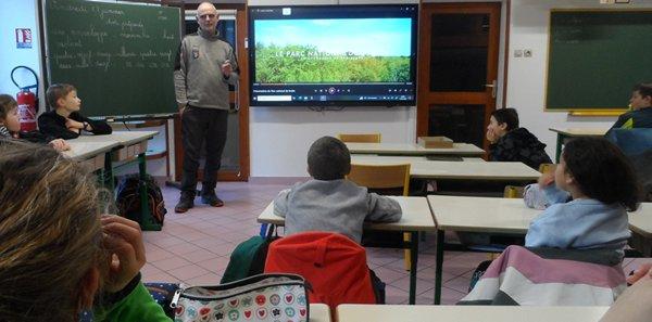 Animation du Parc à l'école du Freney-d'Oisans