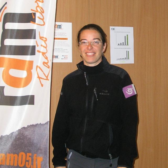 Blandine Delenatte, garde-monitrice du parc national des Ecrins © RAM