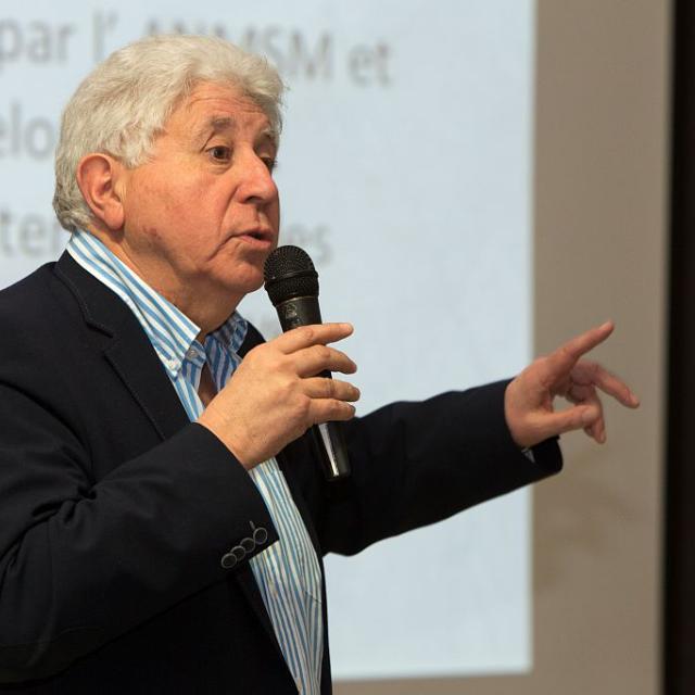 Pierre Balme, maire de Venosc, Conseil économique, social et culturel du Parc national des Ecrins - 15 dec 2014 - Ancelle (05) - © Pascal Saulay - Parc national des Ecrins