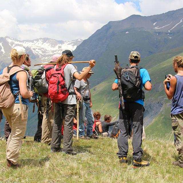 ormation élèves berger - juin 2015 - photo Agnès Thiard - Parc national des Ecrins
