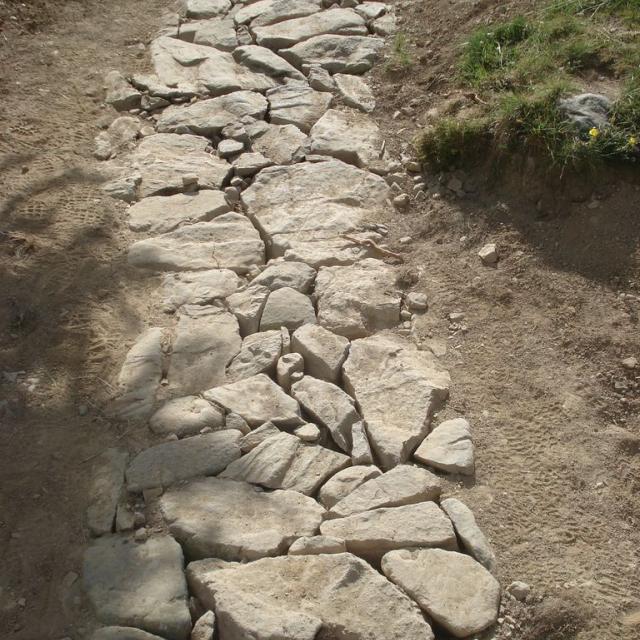 Travaux au Saut du Laire - 2015 - © S.D'Houwt - Parc national des Ecrins