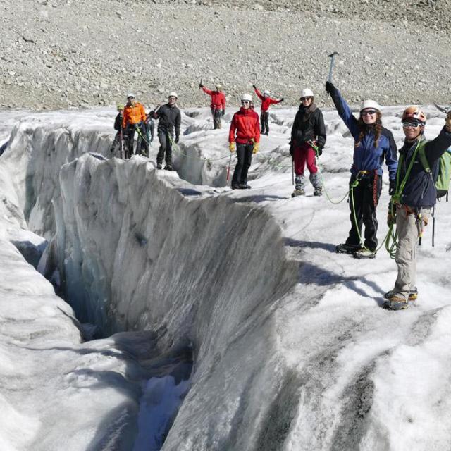 lycéens au glacier blanc - CIM 2015