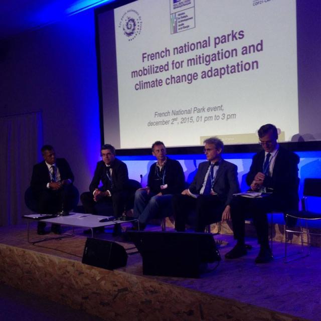 Les directeurs des parcs nationaux à la COP21 - © PNF