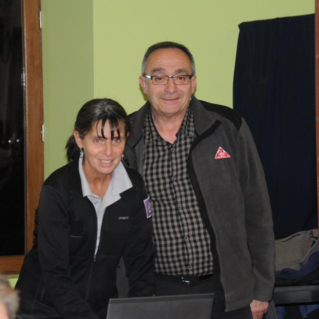 Projection du film Le Canal à Molines avec le Parc national des Ecrins - nov 2015 - photos Delphine Binder