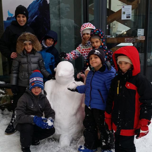 neige à Briançon le 12 janvier 2016 - photo T-Tabainet - PNE