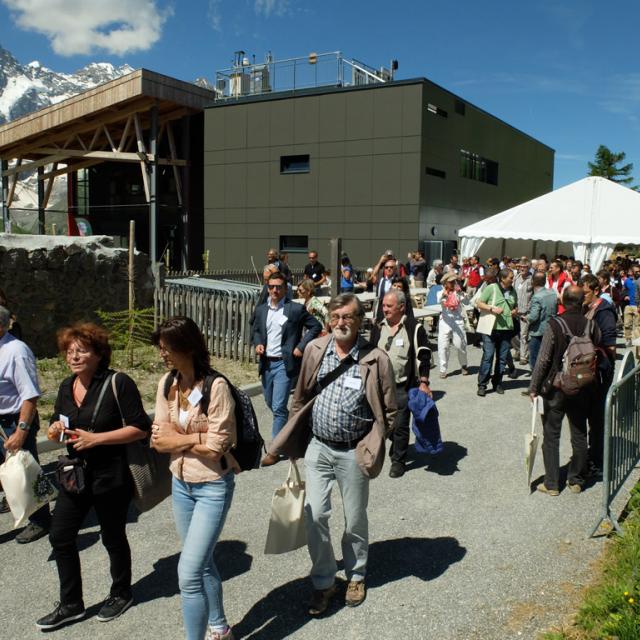 Inauguration galerie de l'Alpe - juin 2016 © Franck Delbar - UJF Grenoble
