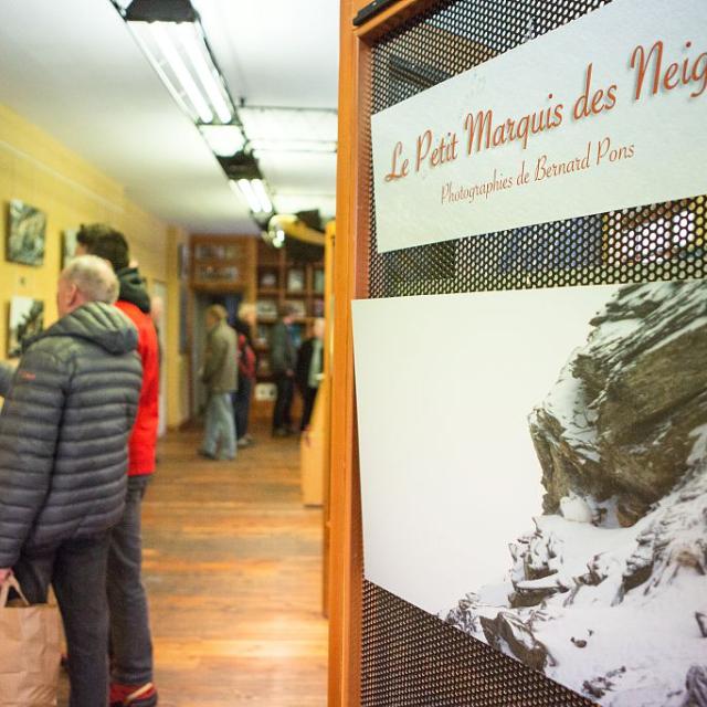 Exposition - Porjection films blanchon à la maison du Parc de Châteauroux - fev 2017 - © P.saulay- Parc national des Ecrins 