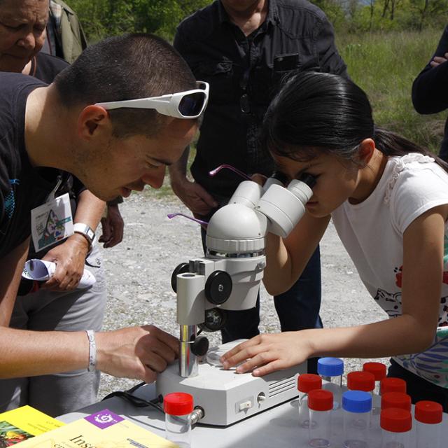 Evenement biodiversité - Parc national des Écrins - Embrun 2016 - photo Cl-Gondre - Parc national des Écrins
