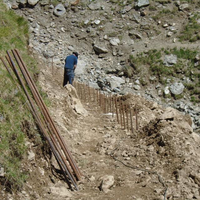 Chantier Ramu - © S D'houwt - Parc national des Ecrins