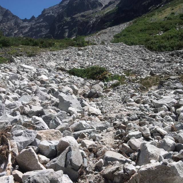 travaux Font Turbat suite dégâts d'orages - août 2017 - Parc national des Écrins