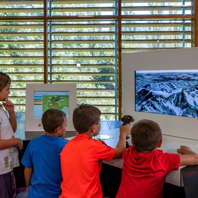 scénographie Maison du Parc de Vallouise ©  - Parc national des Écrins