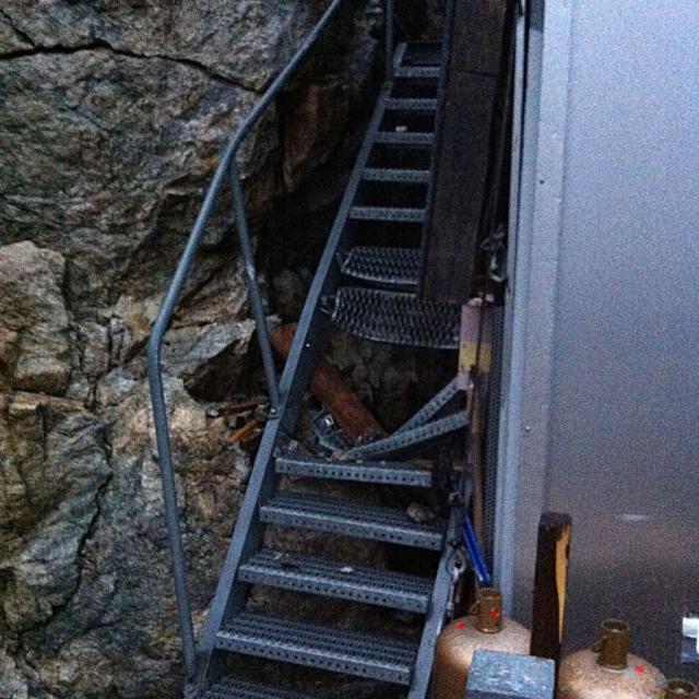 Chute de pierres au refuge du Promontoire - 30 août 2017 - photo Refuge du Promontoire