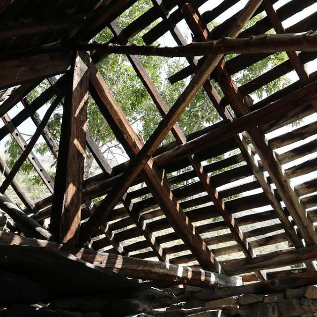 Four Dormillouse sans couverture - Travaux en cours été 2017  ©  Parc national des Écrins