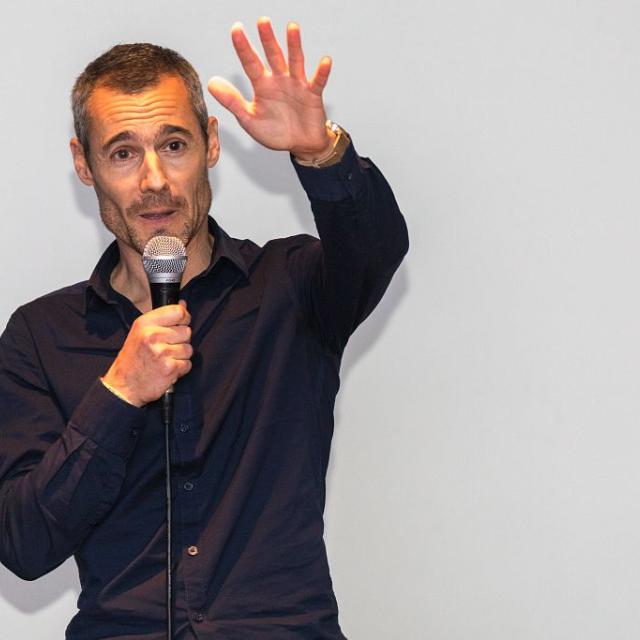 Olivier Alexandre, réalisateur - Première projection du Film "Les îles du ciel" -  Inauguration exposition Les îles du ciel - 6 octobre 2017 - muséum de Grenoble - © P.Saulay - Parc national des Ecrins