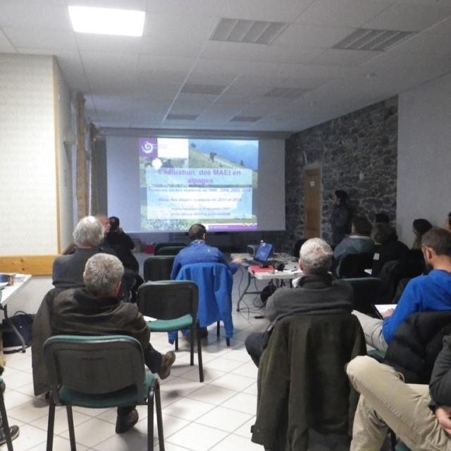 Rencontre alpages - pastoralp et MAE - 11 dec 2017 - Aspres-les-Corps
