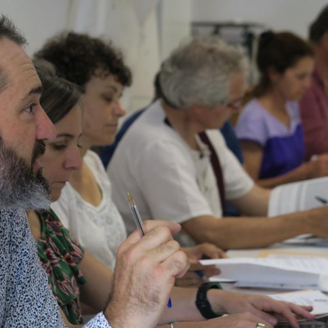 Conseil scientifique en Vallouise 21 et 22 juin 2018 Pré de Mme Carle © Ludovic Imberdis, Parc national des Écrins