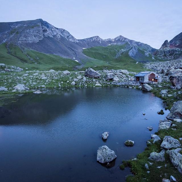 Refuge de Vallonpierre - © C.Ayesta -   Parc national des Ecrins