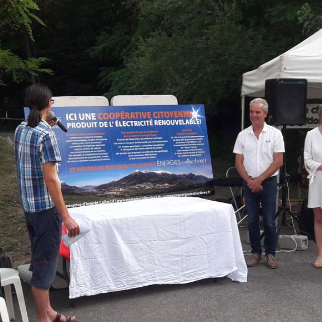 energie collective Embrun - inauguration