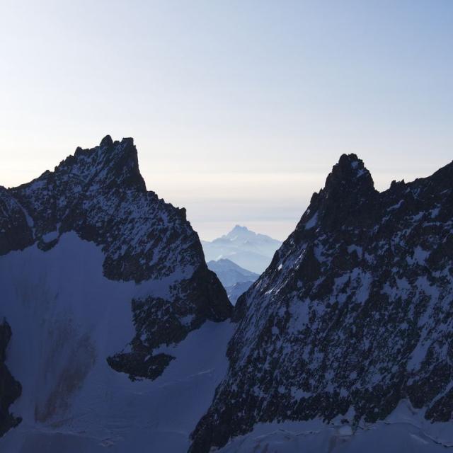 Mesures radar au glacier Blanc - © J. Charron - PNE