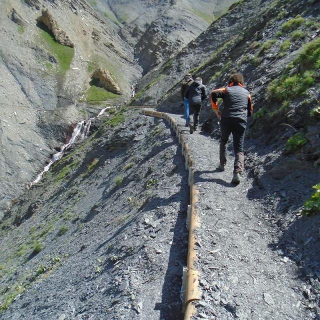 Le sentier des Crevasses après travaux - © S. D'Houwt - PNE