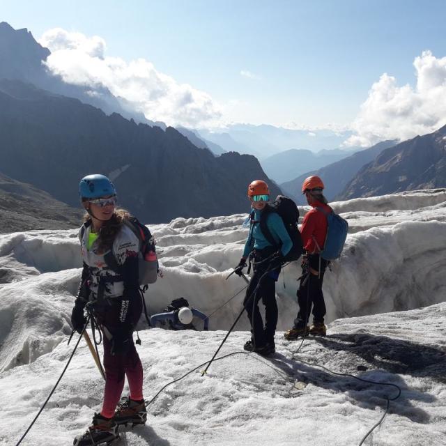Journées de cohésion au glacier Blanc - © O. Lefrançois - PNE