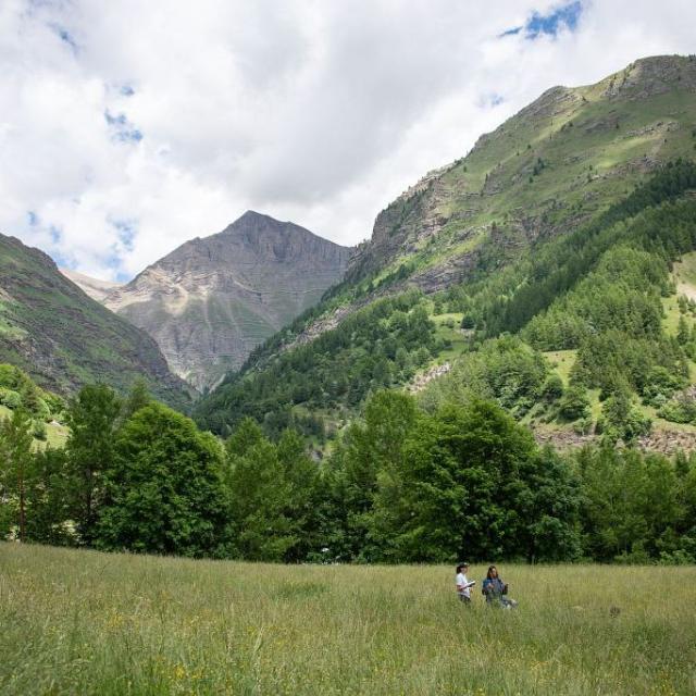 Sur la parcelle de Catherine Ollieu © M. Coulon - PNE