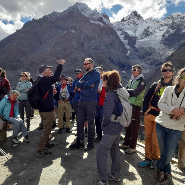Observation au belvédère de l'homme - Mathias Magen - Parc national des Ecrins