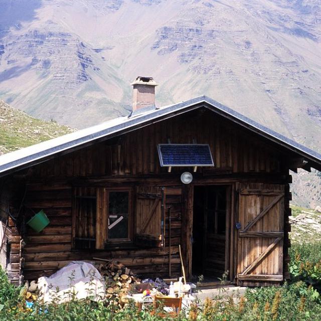 Nouvelle cabane de Palluel © Manuel Meester - Parc national des Ecrins