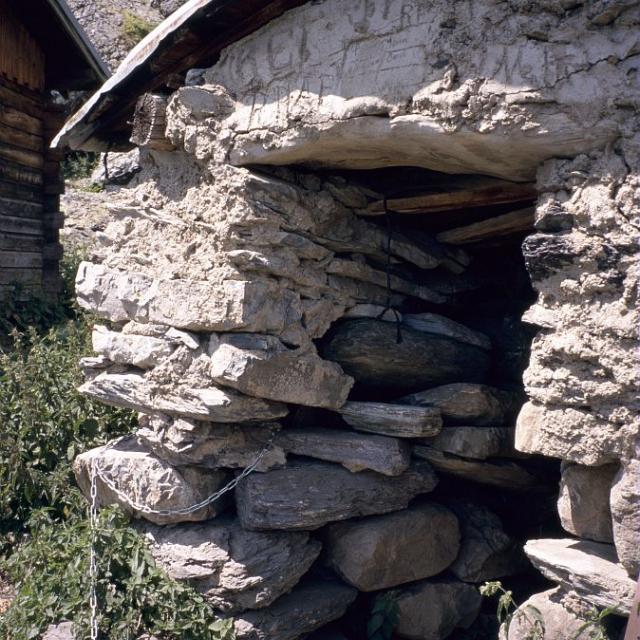 L'ancienne cabane de Palluel © Manuel Meester - Parc national des Ecrins