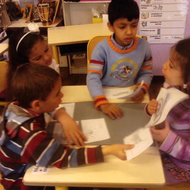 travaux en classe - école de la Bessée - projet avec le Parc national des Ecrins