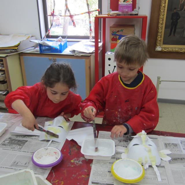 Masque imaginaires - école La Bessée - 2014-2015