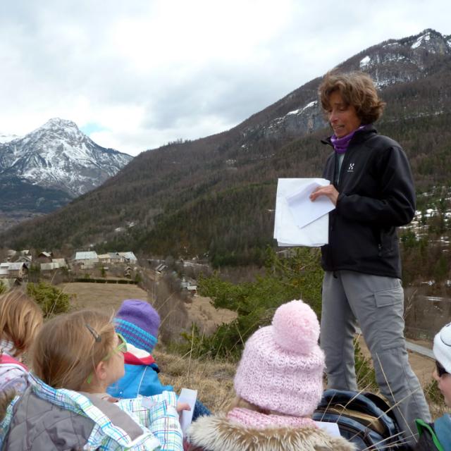 Projet pédagogique paysage - Ecole des Vigneaux - Parc national des Ecrins - 2014-2015