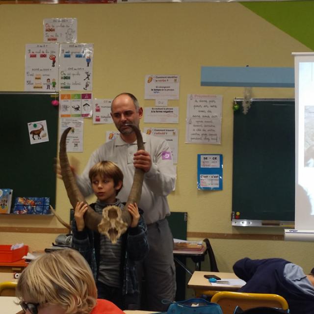 bourg d'oisans - école des Sables 2014-2015 - avec le Parc national des Ecrins