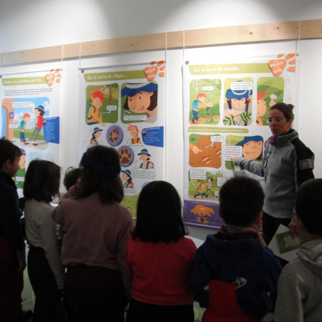 Animation pédagogique, classe Vallouise 2014-2015 - Blandine Delenatte - Parc national des Ecrins