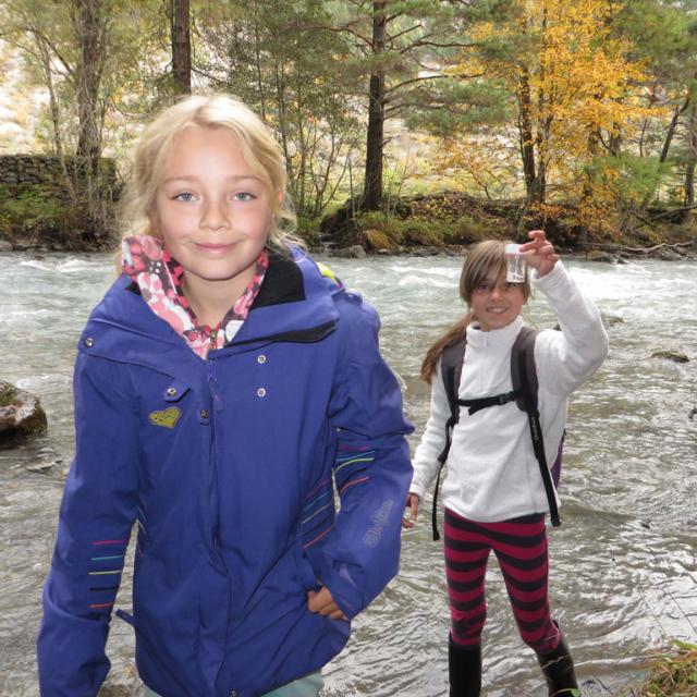 école de Freissinières - oct 2015 - sortie invertébrés vers la Biaysse - Parc national des Ecrins