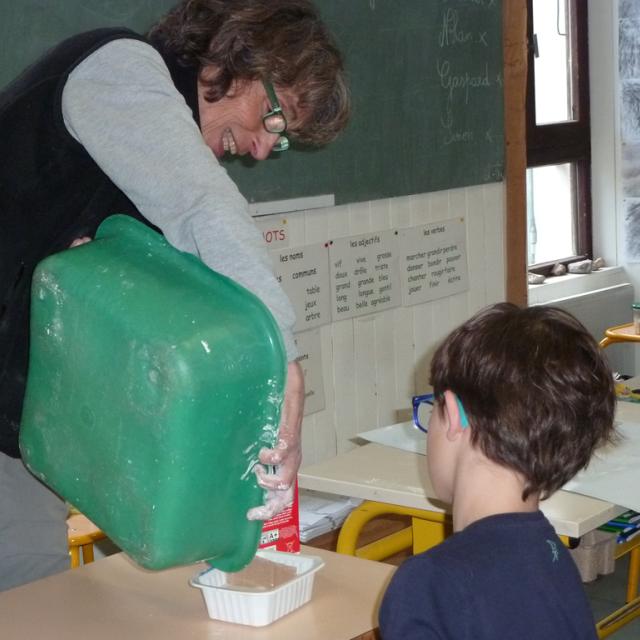 projet pédagogique école des Vigneaux - Découverte des roches, avec le parc national des Ecrins - 2015-2016