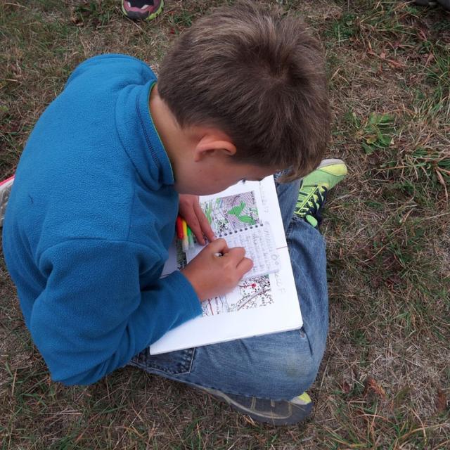 sortie automne 2017 - école Vallouise - © C. Albert - Parc national des Ecrins