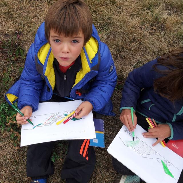 sortie automne 2017 - école Vallouise - © C. Albert - Parc national des Ecrins