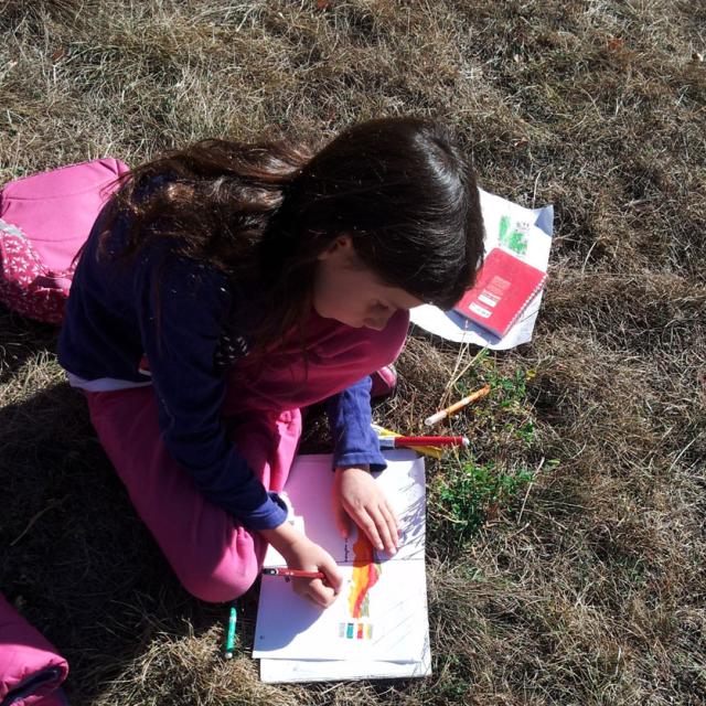 sortie automne 2017 - école Pelvoux-Vallouise - © C. Albert - Parc national des Ecrins