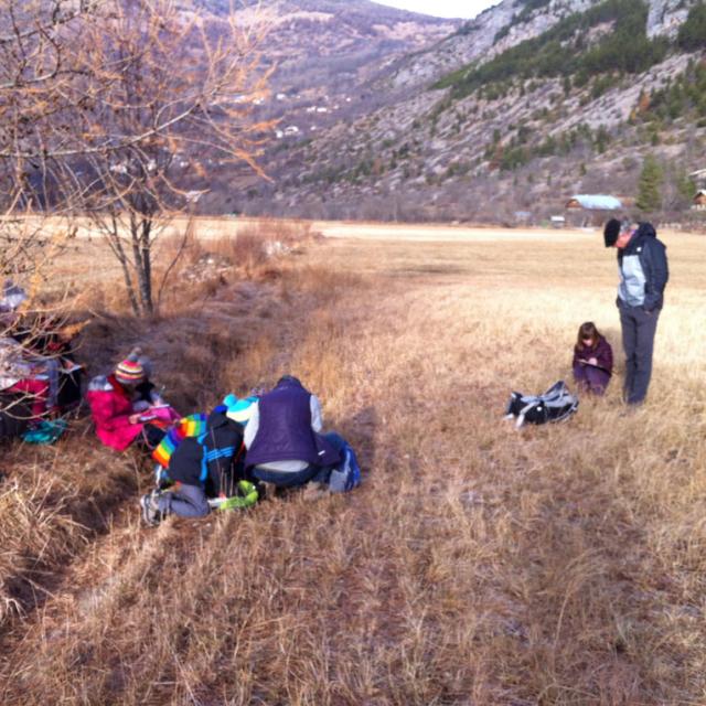 séance d'automne 2017 avec le Parc national des Ecrins - ecole Freissinières 