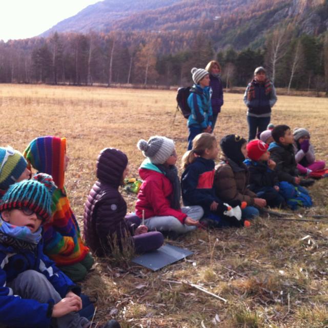 séance d'automne 2017 avec le Parc national des Ecrins - ecole Freissinières 