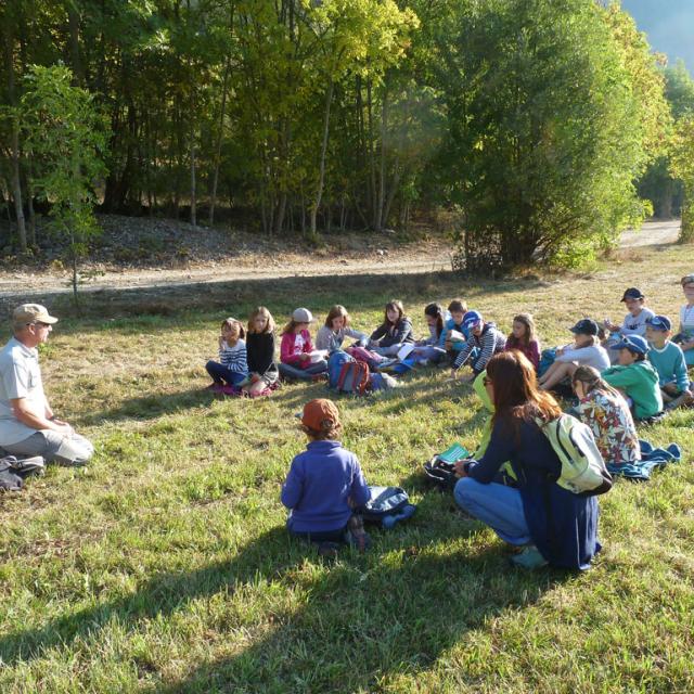 Projet flore - école de Freissinières - avec le Parc national des Écrins