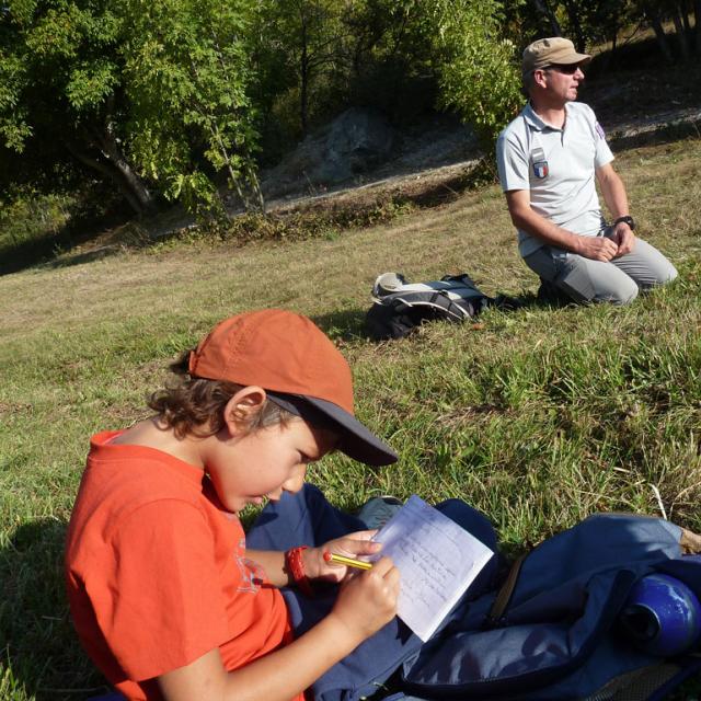 Projet flore - école de Freissinières - avec le Parc national des Écrins