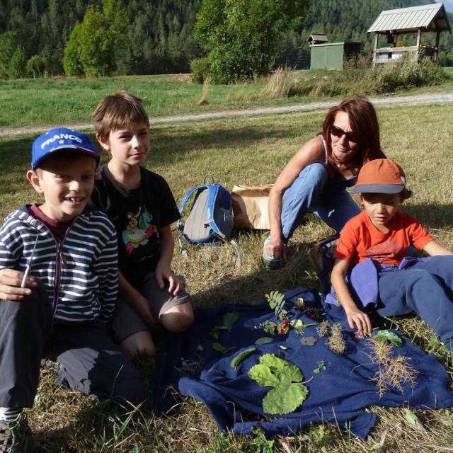 Projet flore - école de Freissinières - avec le Parc national des Écrins